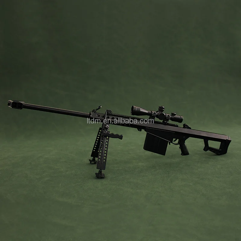 Mini Gun Custom Mini Goat Toy Guns Metal Assembles AR15 1:3 Weapon Christmas with Bullets