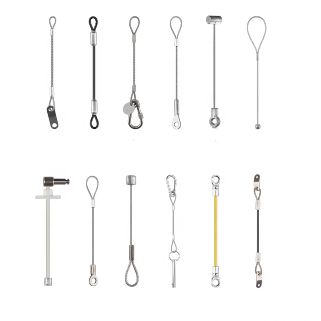 10 Pcs Steel Wire Rope Eyelets Accessories Terminals