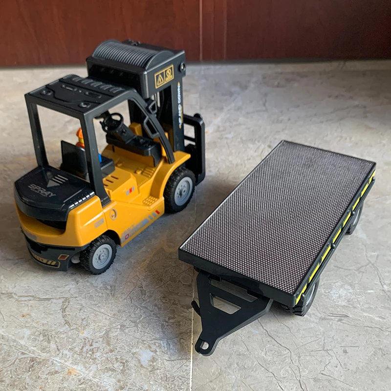 RC Forklift with Metal Carrier Slab - 2.4ghz Toy Vehicle