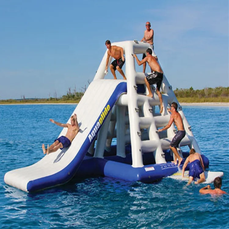 Climbing Wall Outdoor Blow Up Water Slide Inflatable Slides HONEY
