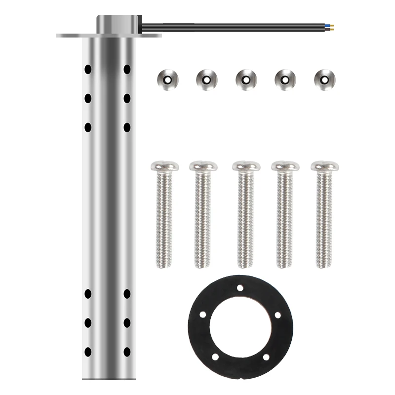 TYTXRV Caravan Retrofit Accessories Customizable RV Water Level Sensor 304 Stainless Steel Black Water Sewage Water Level Sensor