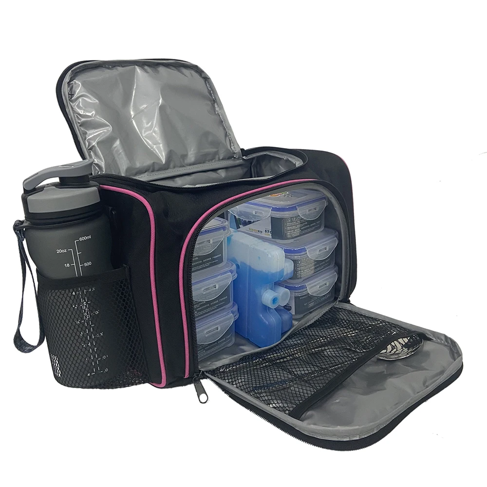 Bpafree 6 Containers Custom Reusable Insulated Gym Fitness Meal Prep