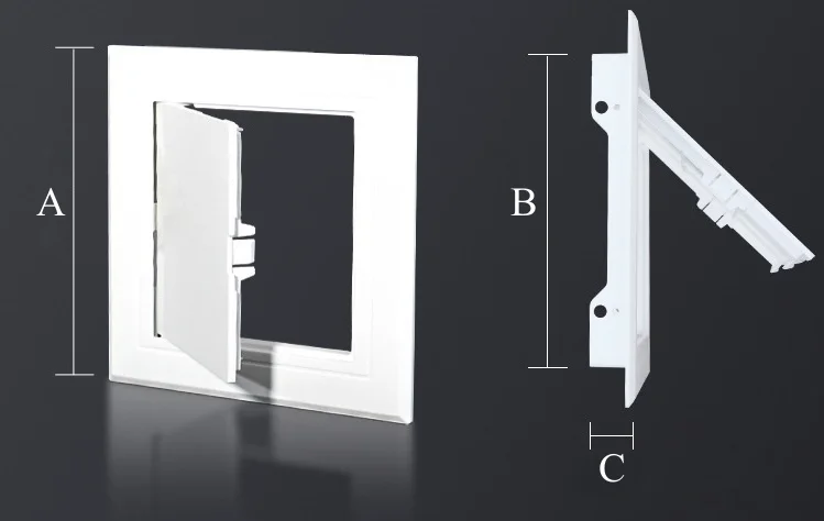 ABS Plastic Access Panel Inspection