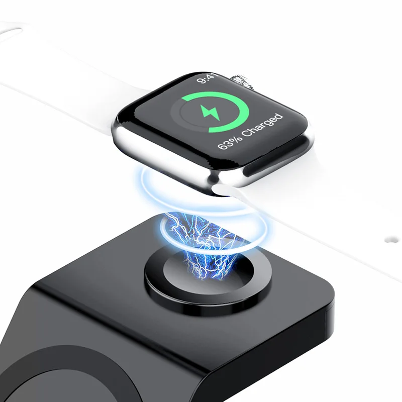 Latest Technology 3 in 1 Fast Charge Magnet Charger Magnetic Wireless Charger Stand