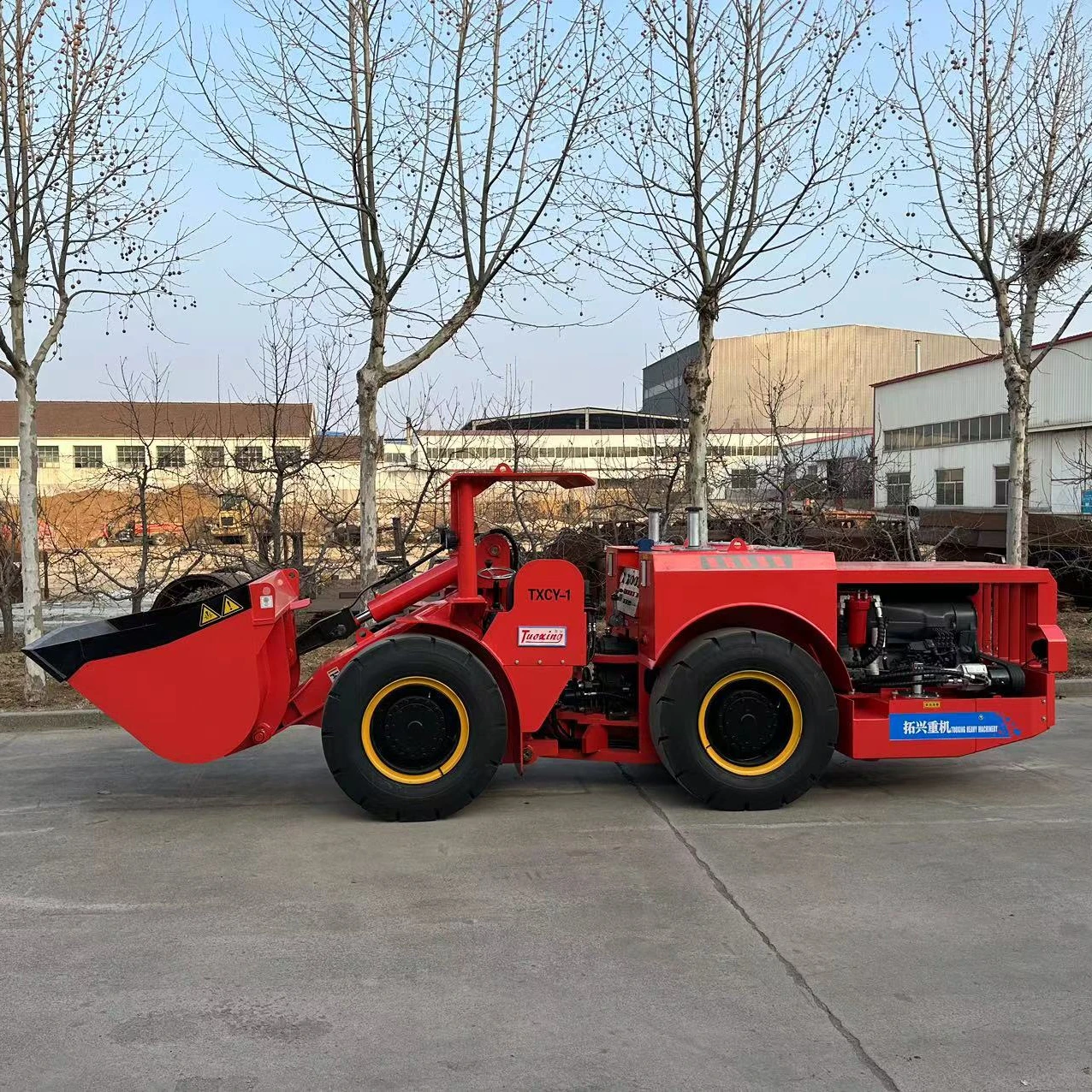 TC-100 1 Cbm Underground Mining Loader 1.5 Yards 1cbm Load Haul Dump Underground Mining Scooptram