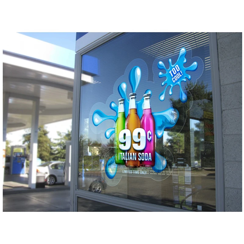 Bestful Signs Eco-friendly Custom Promotion Removable Vinyl Static ...