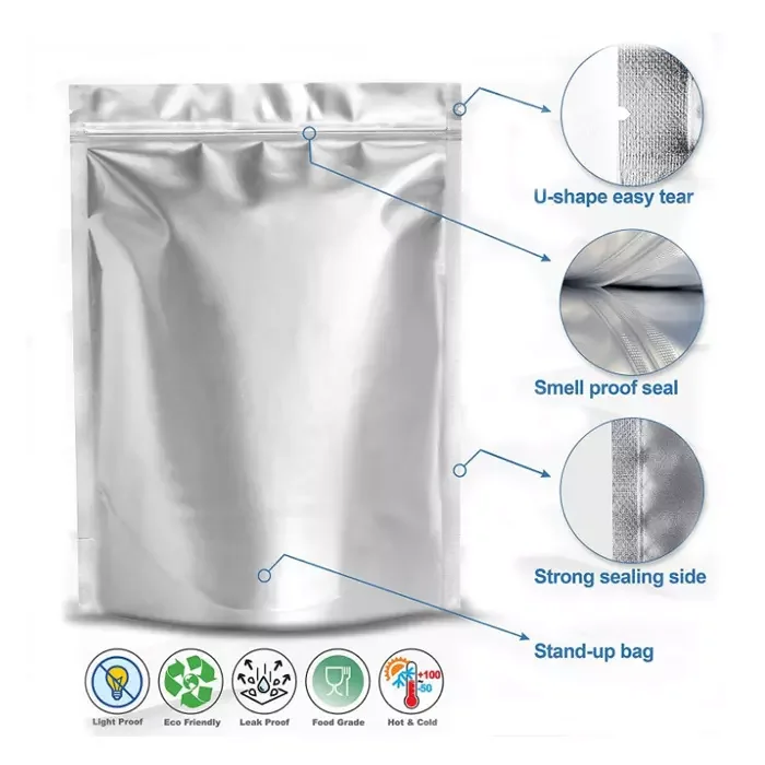 Preserve N Go Mylar Bags for Food Storage, 7.4Mil, 14''×10'' Bag 25 Pack  NEW