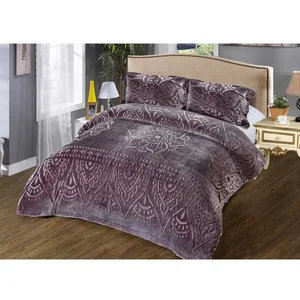 Super Soft Fleece Reversible Comforter With 100% Polyester Fabric
