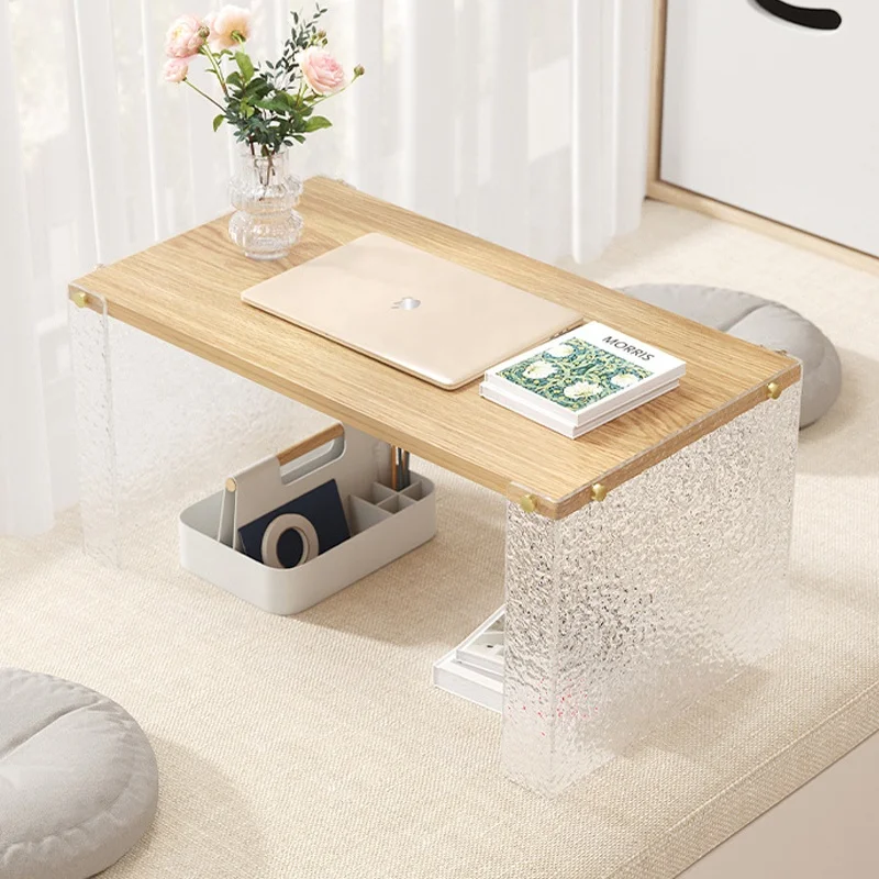 Coffee Table Clear Nordic Living Room Furniture Bed Bedside Accent End Side Square Oak Luxury Modern Acrylic Coffee Tables Wood