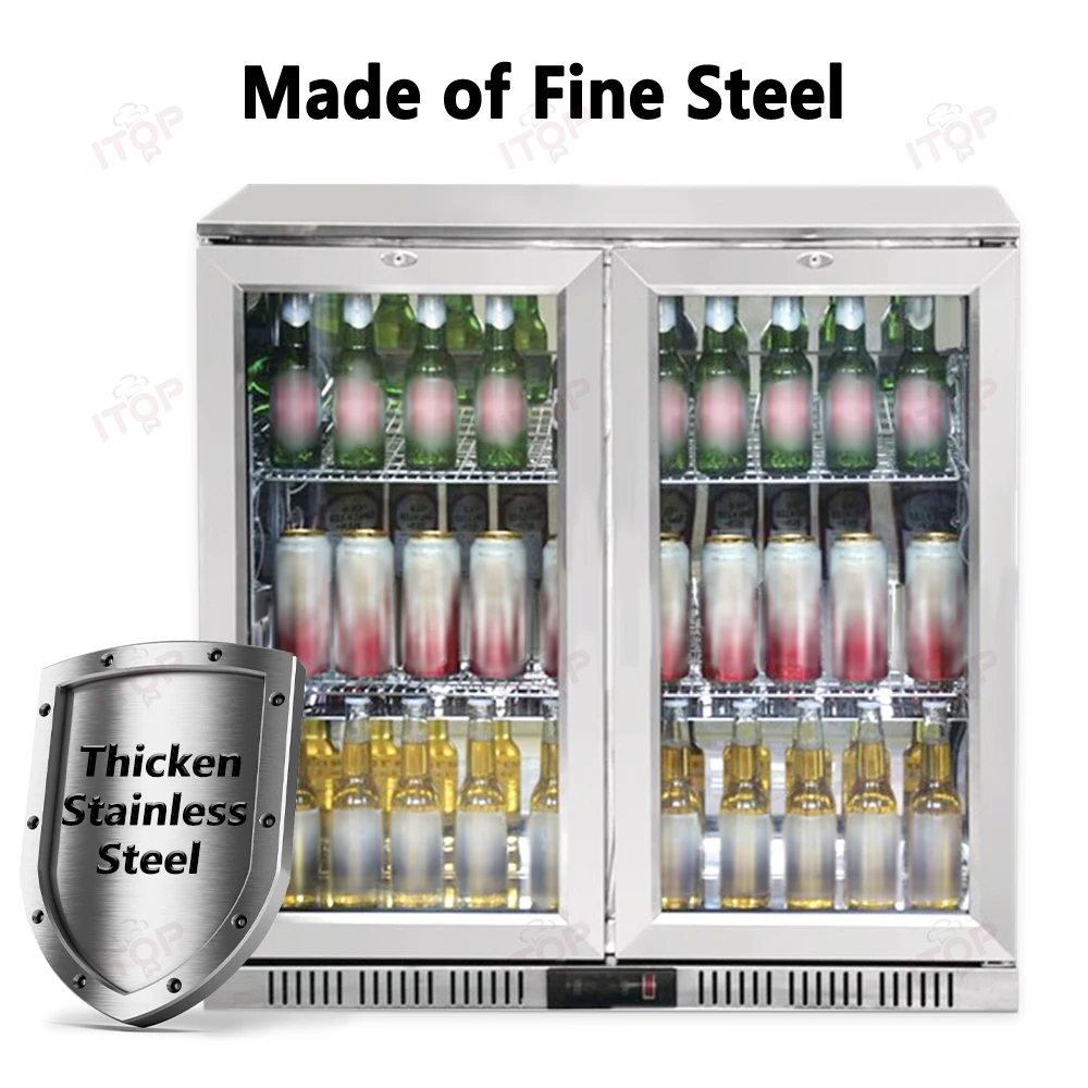 カウンタートップ冷蔵庫 ステンレス 2ドア カウンター下冷蔵庫 2ドアカウンター下冷蔵庫