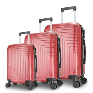 High Quality ABS /PC Trolley Luggage Hard Shell Travel Luggage Sets 3 Pieces Luggage Set
