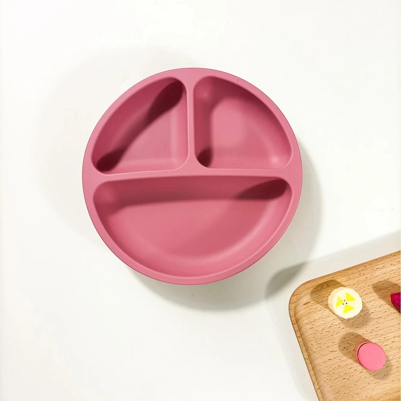 RTS силиконовая детская тарелка круглая форма посуда 4-позиционная точка всасывания индивидуальный