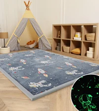 Customized Extra Large Printed Flannel Kids Crawling Mellow Mat Tatami Rug Printed Memory Foam Thick Carpet details