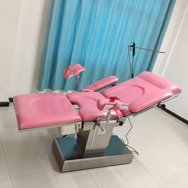 Integrated Electric Surgical Bed, Obstetrics and Gynecology Examination Bed, Delivery Bed, and Medical Cosmetic Operating Table