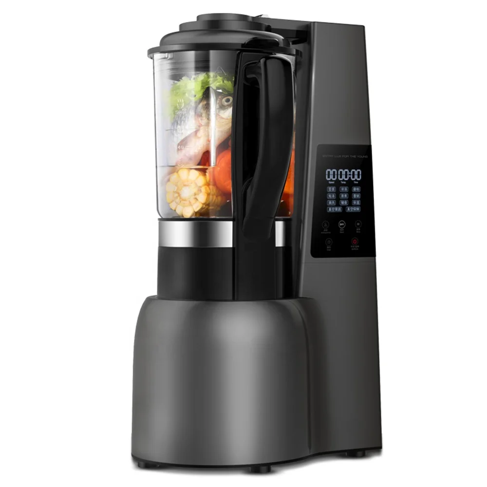 Многофункциональный вакуумный Настольный блендер цифровой электрический миксер нагревательный Блендер с 8