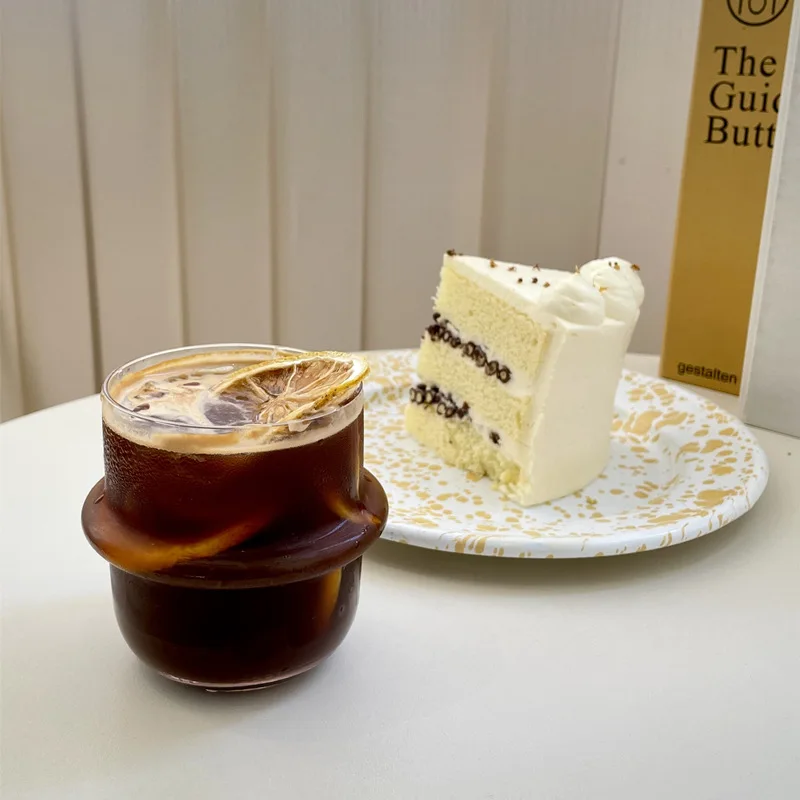 niche design sense retro coffee cup cappuccino creative hat