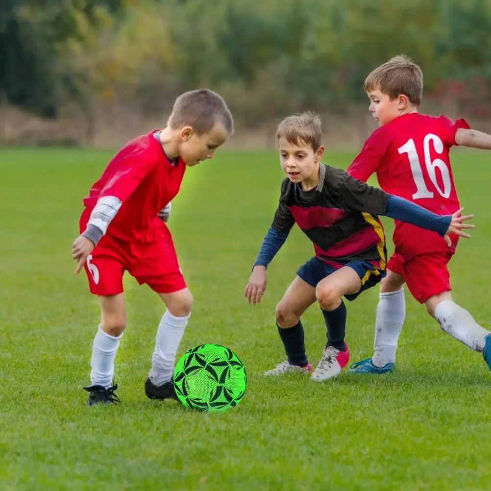 Glow In The Dark Football Luminous Night Reflective Footballs ...