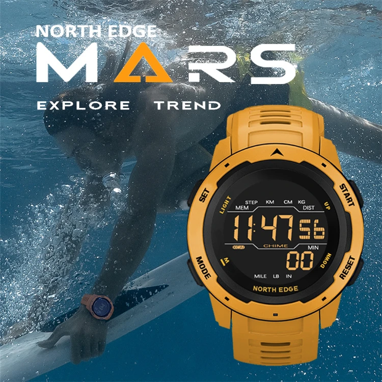 NORTH Edge MARS Smartwatch Versatile Digital Sports Watch