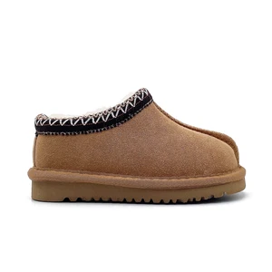 Wool Material Children's Ankle Boots and Shoes Wholesale Fashion Winter Shoes for Ladies Girls New Styles Kids Snow Booties