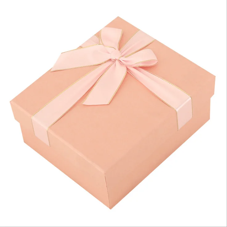 Nœud Rose Personnalise Boite Pour Cadeau D Anniversaire Et De Mariage Vente En Gros Buy Chocolat Rose Clair Et Boite Cadeau De Papier De Bijoux Pour Le Logo Fait Sur Commande De Vetements Gros Luxe Valentine