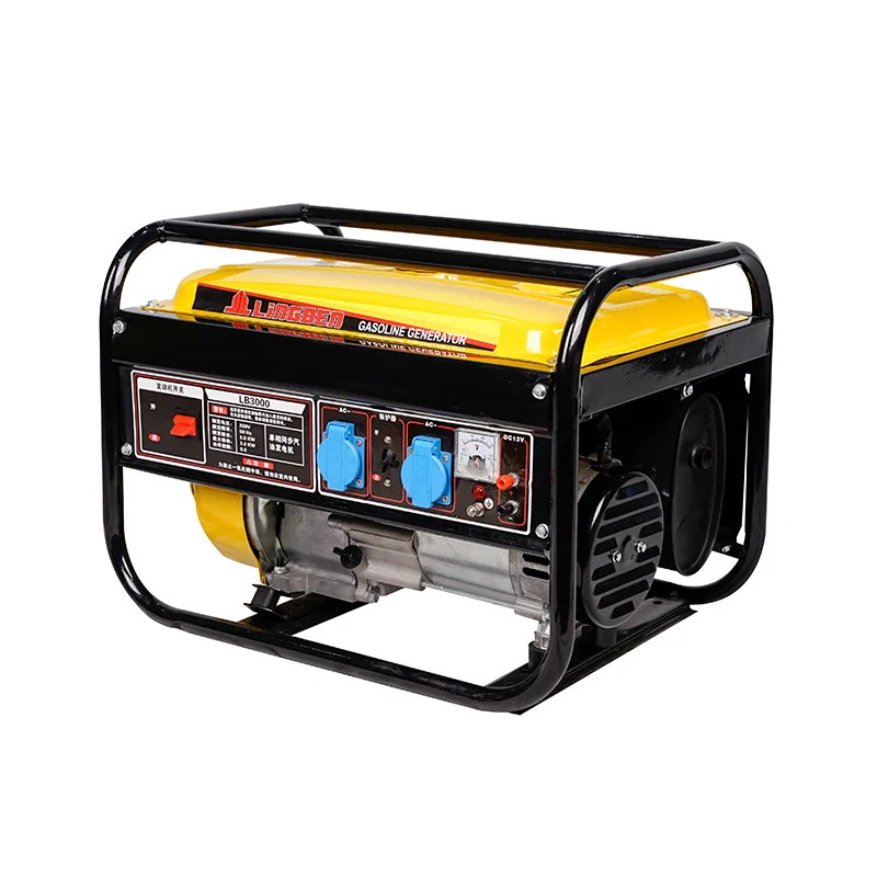 Portable Power Petrol Generator Copper Wire 1.5kw 1500w 1500watt 2kw 2000w 2000watt Gasoline Generator 5.5hp