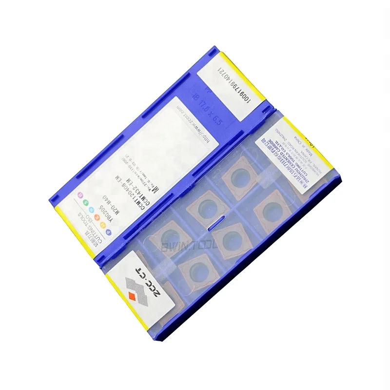 ZCC CT CNC Turning Tools Tungsten Carbide Indexable CNC Inserts CCMT12 CCMT120408 Carbide Insert