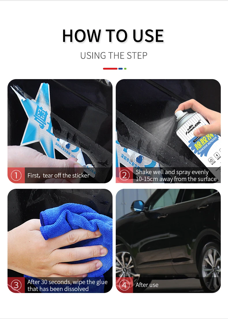 High Quality Car Cleaning Product Car Sticker Remover Spray Aerosol Car