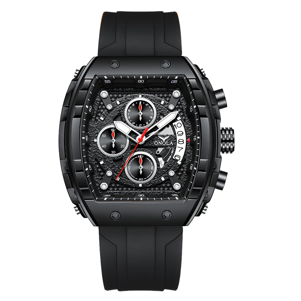なおラビ ONOLA 6852 Men's Custom Quartz Chronograph Watch - Waterproof