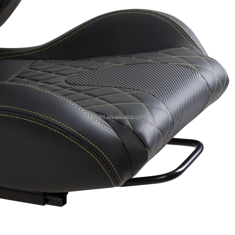 AutoStyle Sport Seat 'BS1' - Black - Non-reclinable Fibreglass Back - View #3