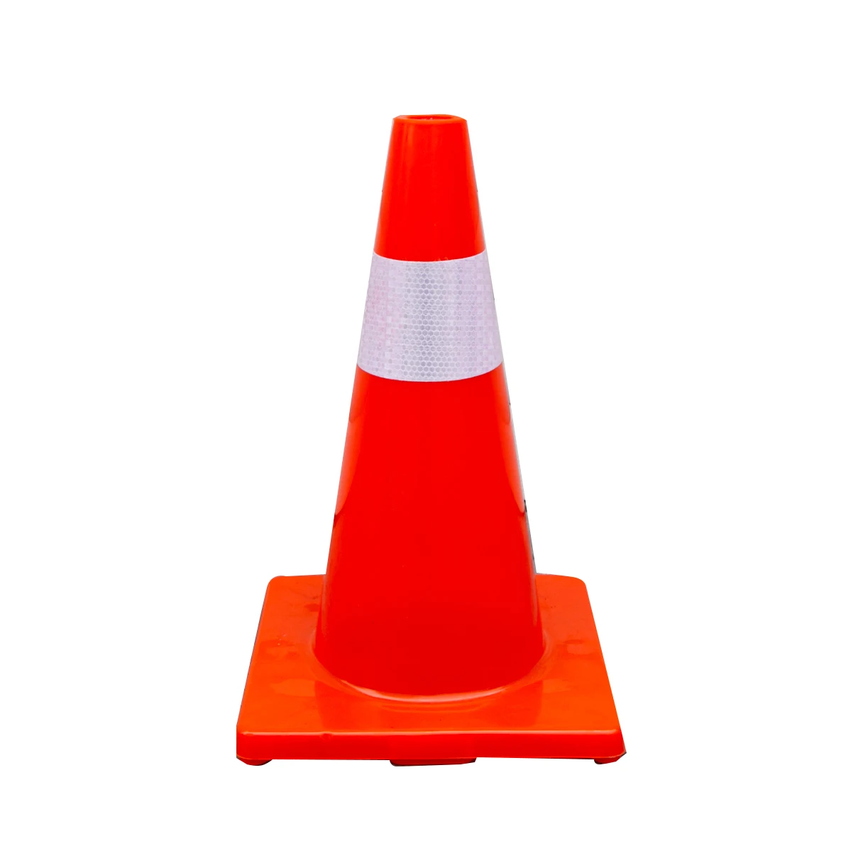 Manufacture 45cm Flexible Orange Red Pvc Safety Used Traffic Road Cones ...