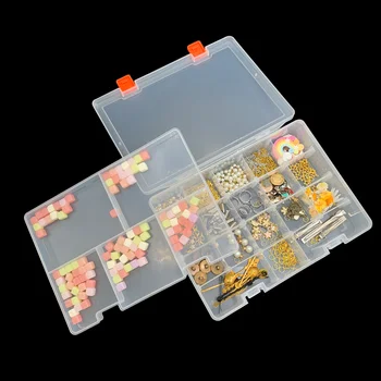 Clear Box Organizer Supplement Organizer Compartments Boxes for Lego Parts Crafts Jewels