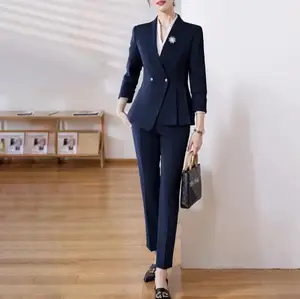 Haute Couture Producer Women's High Quality 2-Piece Formal Business Suit Set