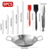 Silver-9pcs