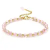 Bracciale in quarzo rosa