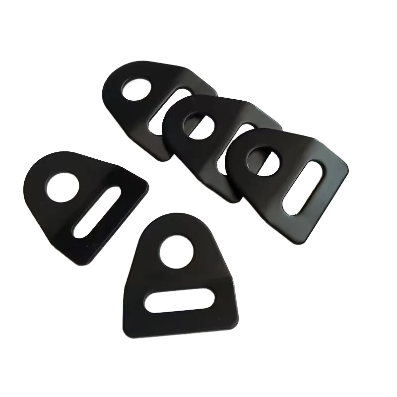 Black Spray-paint Sheet Metal Bending Fabrication for Bed Frame Parts Car Safety Belt End Car Seat Belt Accessories