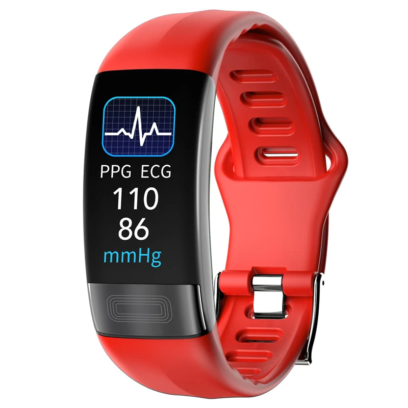 ECG HRV Smart Bracelets with Body Temperature Monitor, AI Health Analysis Report, Blood Oxygen & Blood Pressure Tracking Watch