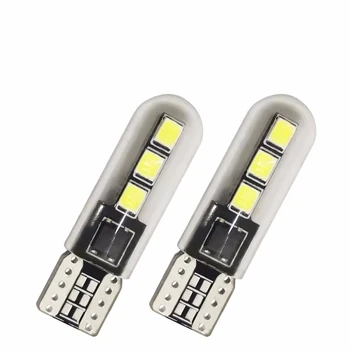 Hyundai Used LED Infinite T10 2835 6SMD Decoding License Plate Lamp W5W Indicator Light Blue White Red Purple Car Reading Light