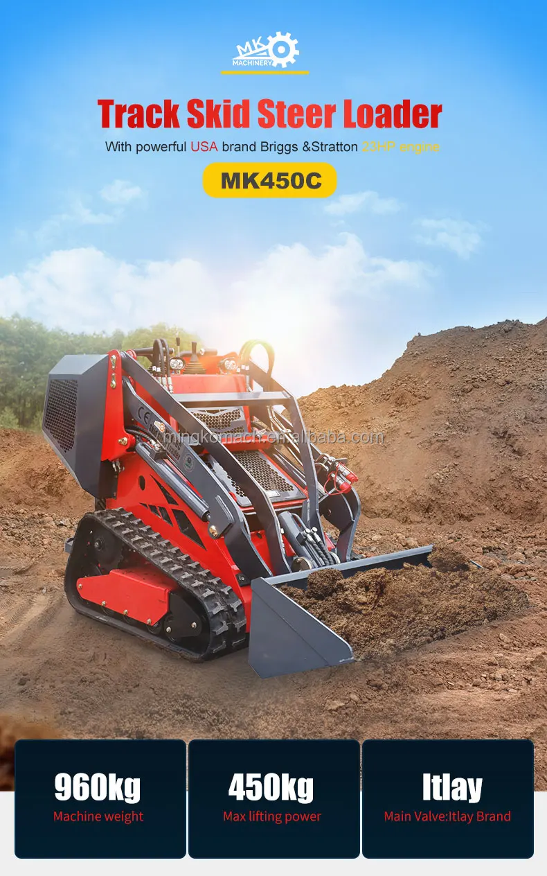 Small Skid Steer Skid With Attachment 4in 1 Bucket Buy Compact Skid