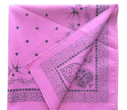 
 Полиэстеровый/хлопковый головной шарф с принтом логотипа на заказ, бандана Пейсли  