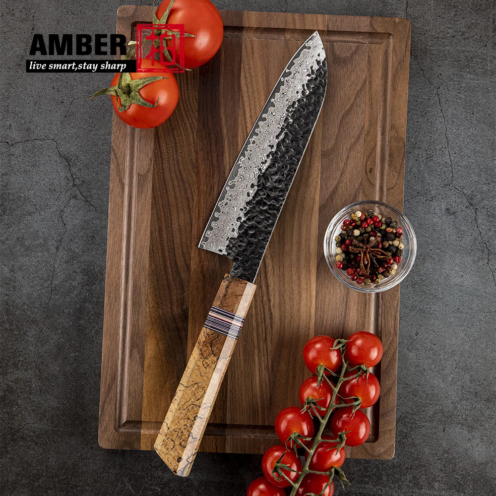 High Quality Wood Handled 67 Layers Vg10 Damascus Knife Set Chef ...