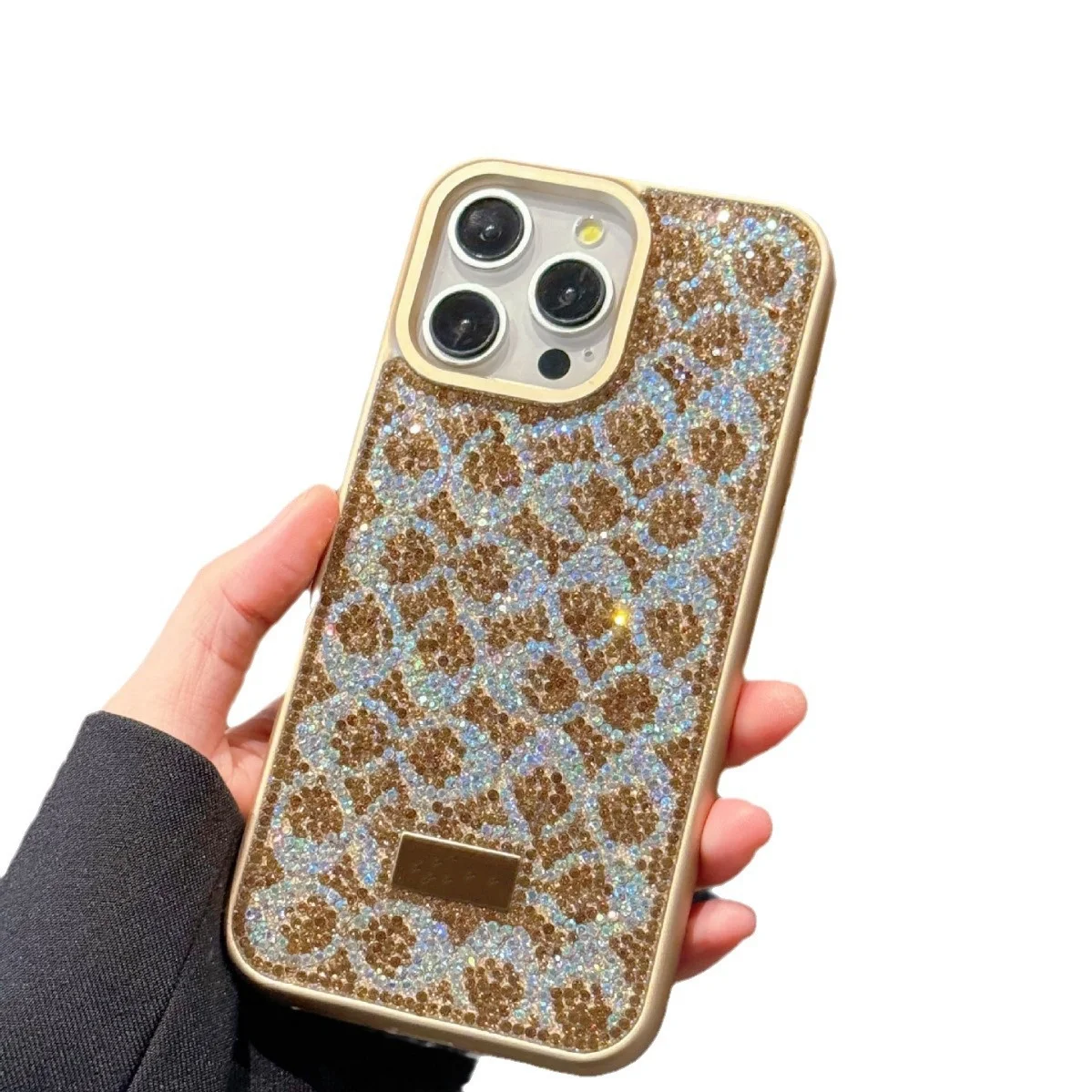 NOUVEAU Étui de téléphone en verre/diamant de luxe en forme de grande roue avec charme haut de gamme pour iPhone 11 12 13 14 15 16 Pro Max Plus  