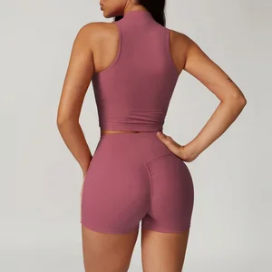 Racerback Yoga Tank Top Quick Dry and Breathable Women's Workout Vest for Pilates and Training