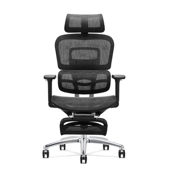 HOPE W181A With Foot Rest Comfortable Ergonomic Chair With Footrest High Back Modern Executive Mesh Office Chair For Office