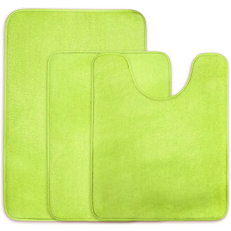 Market popular non slip bath waterproof floor bathroom anti slip mat bath mat set