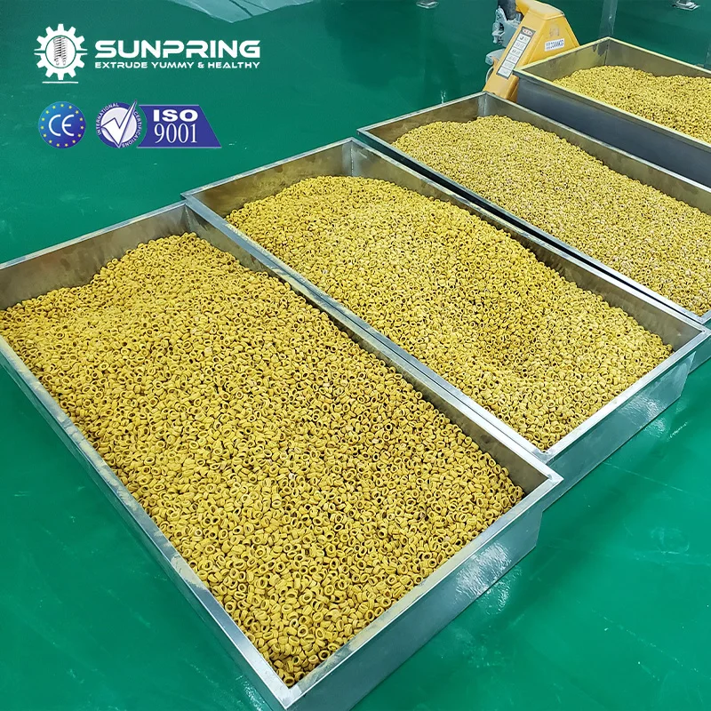 SunPring Cornflakes Machine Breakfast Cereals cheerios Snacks Extruder Breakfast Cereal Manufacturers Machine