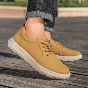 2026 Men's Casual Shoes Anti-slip Lightweight Lace-up Comfortable Breathable Walking Shoes