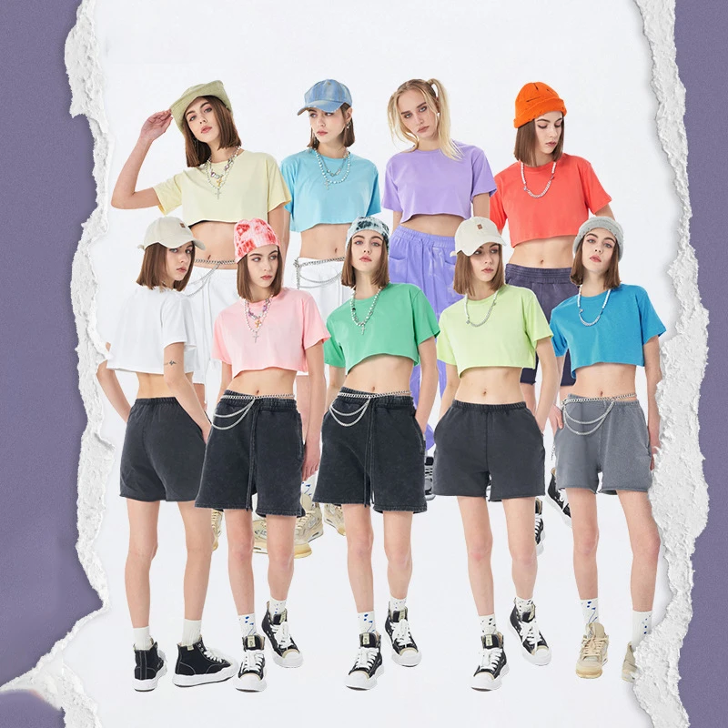 T5002 Clothing for Women Manufacturer Custom 100% Cotton Solid