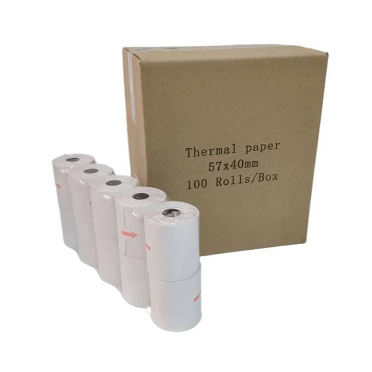 Affordable and High-quality 57mm X 30mm Thermal Paper Rolls - Perfect for Small Printers and Receipts