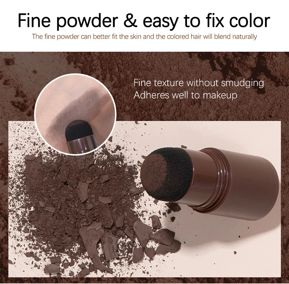 LAKERAIN Hair Line Shadow Concealer Waterproof Hairline Filling Powder Stick