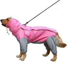 high quality dog raincoat for big dog